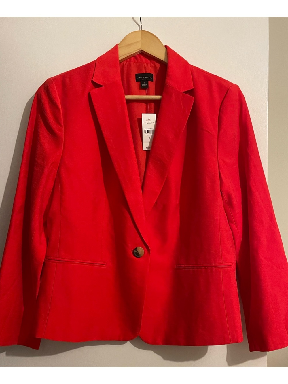 Ann Taylor Factory Blazer (Sz10) - Lined. NWT